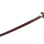 Decorative Red Samurai Sword JL581B